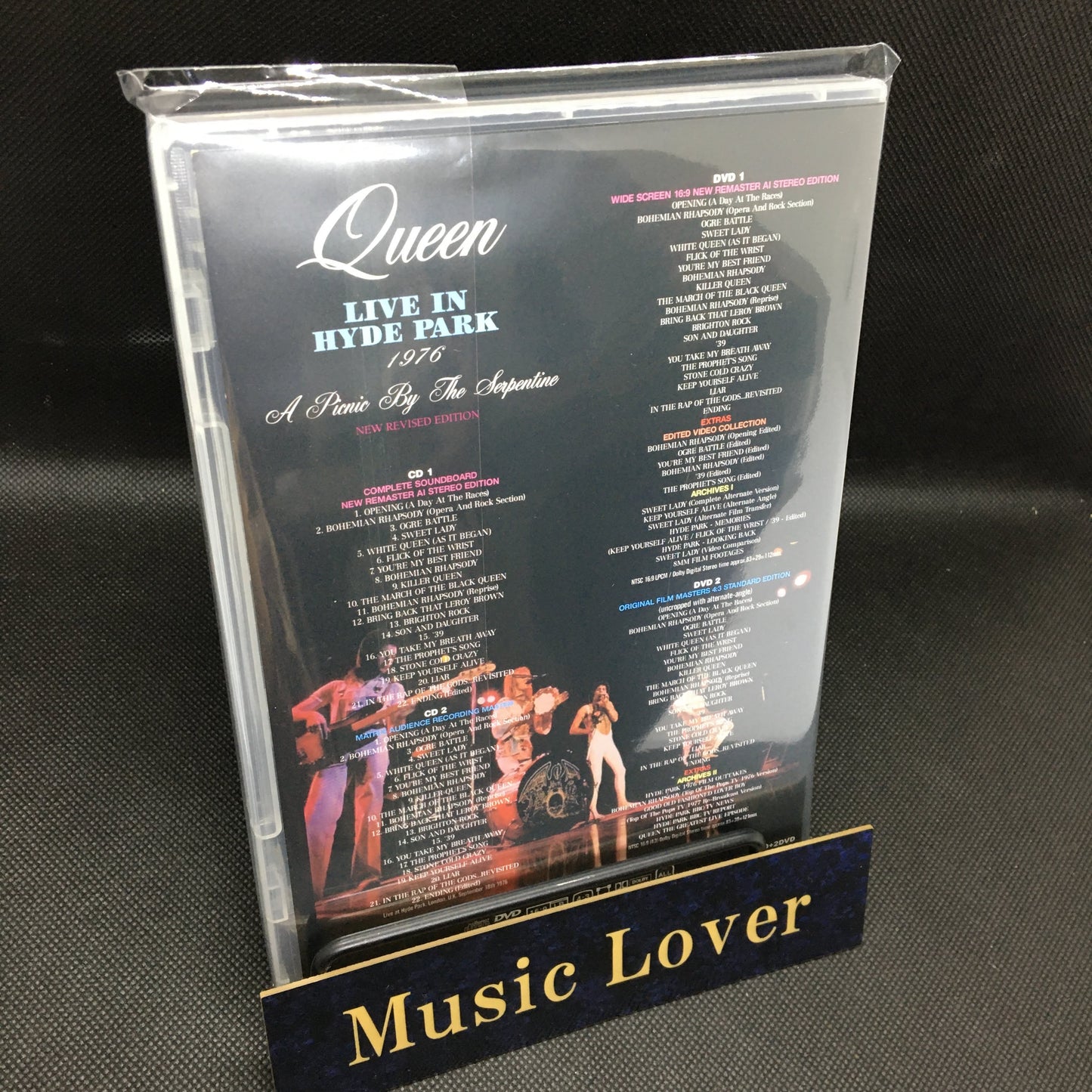 QUEEN / LIVE IN HYDE PARK 1976 A PICNIC BY THE SERPENTINE NEW REVISED EDITION (2CD+2DVD)