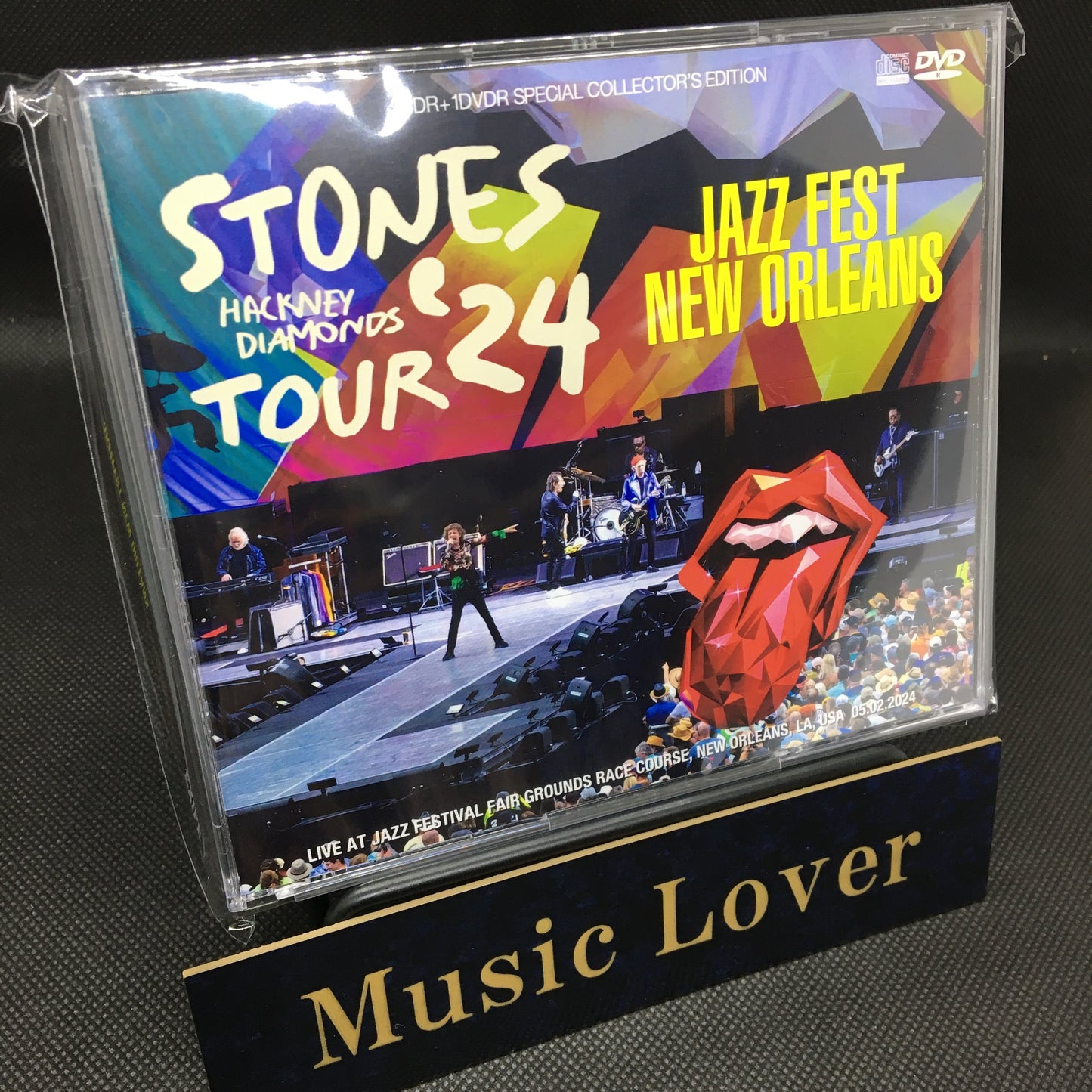 The Rolling Stones / JAZZ FEST NEW ORLEANS HACKNEY DIAMONDS TOUR 2024 (2CDR+1DVDR)