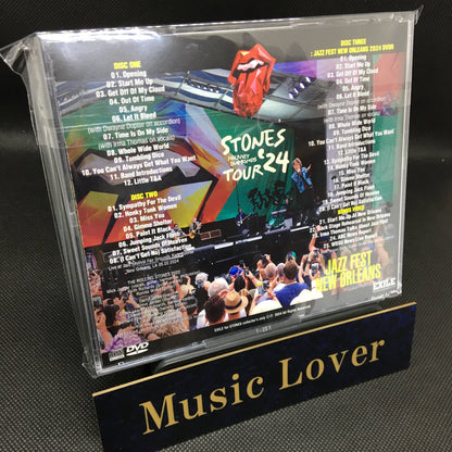 The Rolling Stones / JAZZ FEST NEW ORLEANS HACKNEY DIAMONDS TOUR 2024 (2CDR+1DVDR)