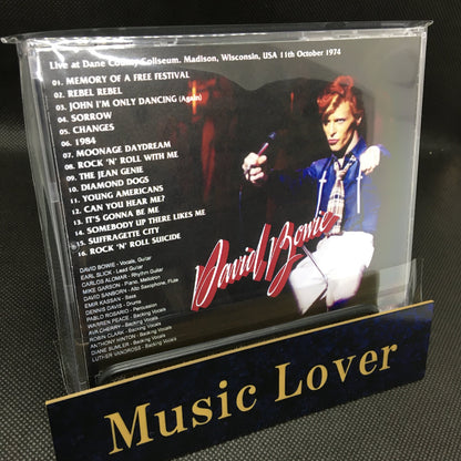 DAVID BOWIE / MADISON 1974 2ND NIGHT (1CDR)