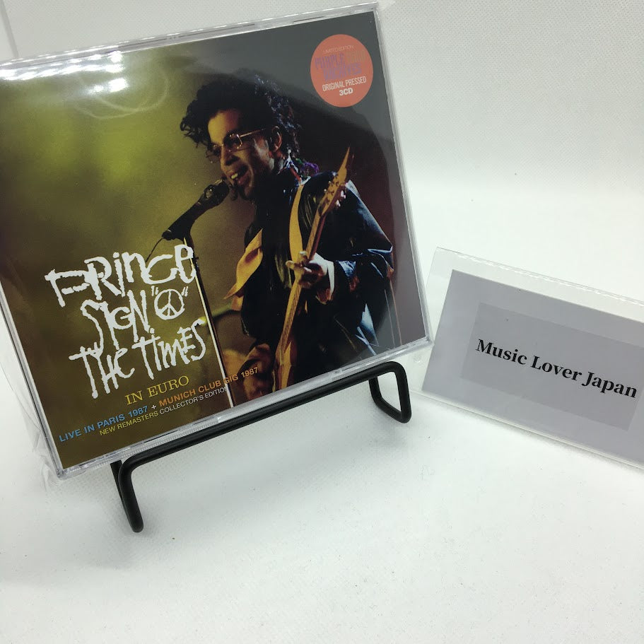 Prince Sign O The Times In Euro 3CD Paris 1987 Purple Gold Archives Collection