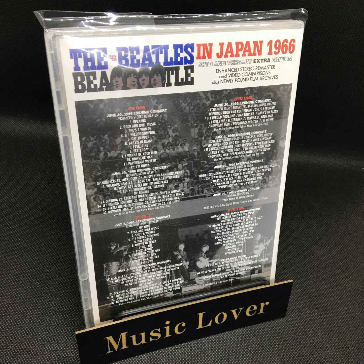 The Beatles IN JAPAN 1966 50th ANNIVERSARY EXTRA EDITION 2CD 2DVD Set Music Rock