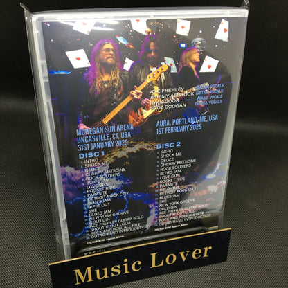 ACE FREHLEY / U.S. TOUR 2025 UNCASVILLE & PORTLAND (2DVDR)