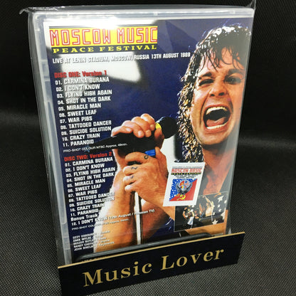 OZZY OSBOURNE / MOSCOW MUSIC PEACE FESTIVAL DAY 2 PRO SHOT (2DVDR)