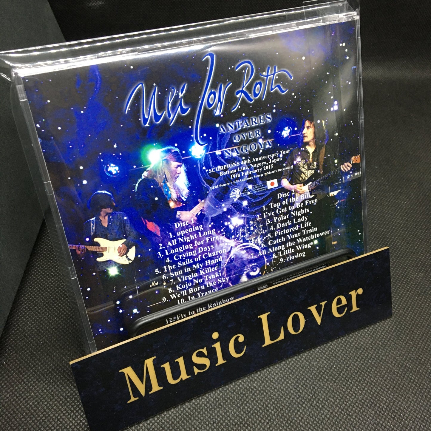 Uli Jon Roth / Antares Over Nagoya Live in Japan 2015 (2CDR)