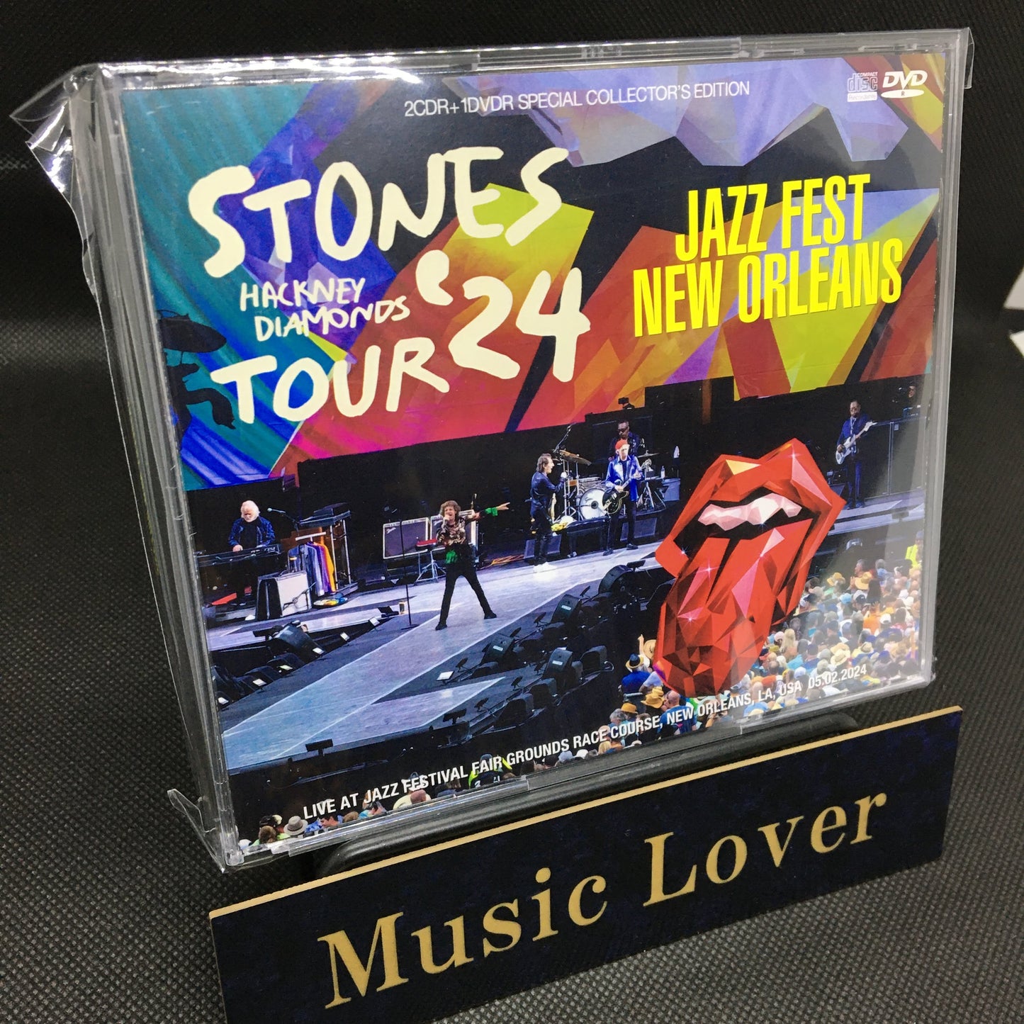 The Rolling Stones / JAZZ FEST NEW ORLEANS HACKNEY DIAMONDS TOUR 2024 (2CDR+1DVDR)