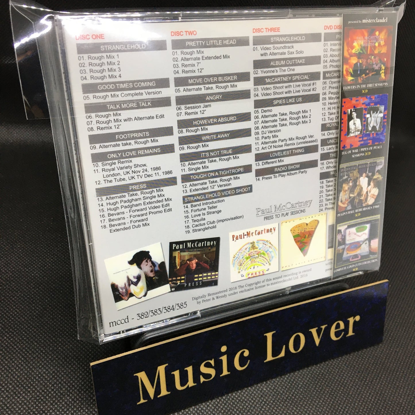 PAUL McCARTNEY / PRESS TO PLAY SESSIONS 【3CD+DVD】