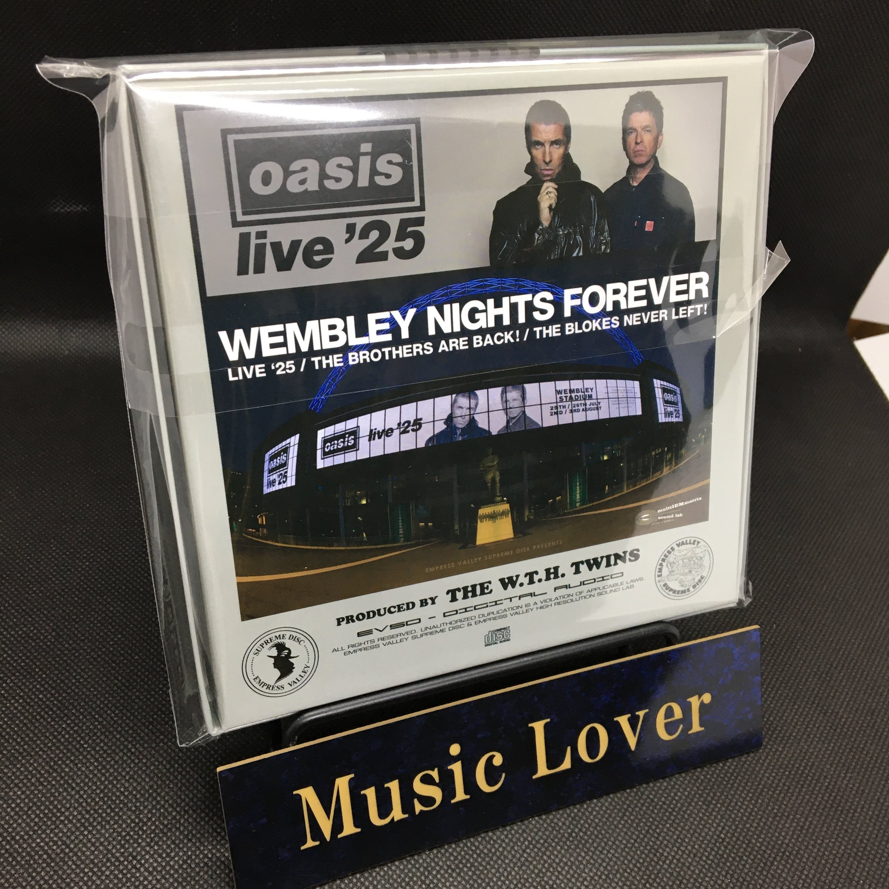 OASIS / WEMBLEY NIGHTS FOREVER (4CD) Booklet Box Empress Valley