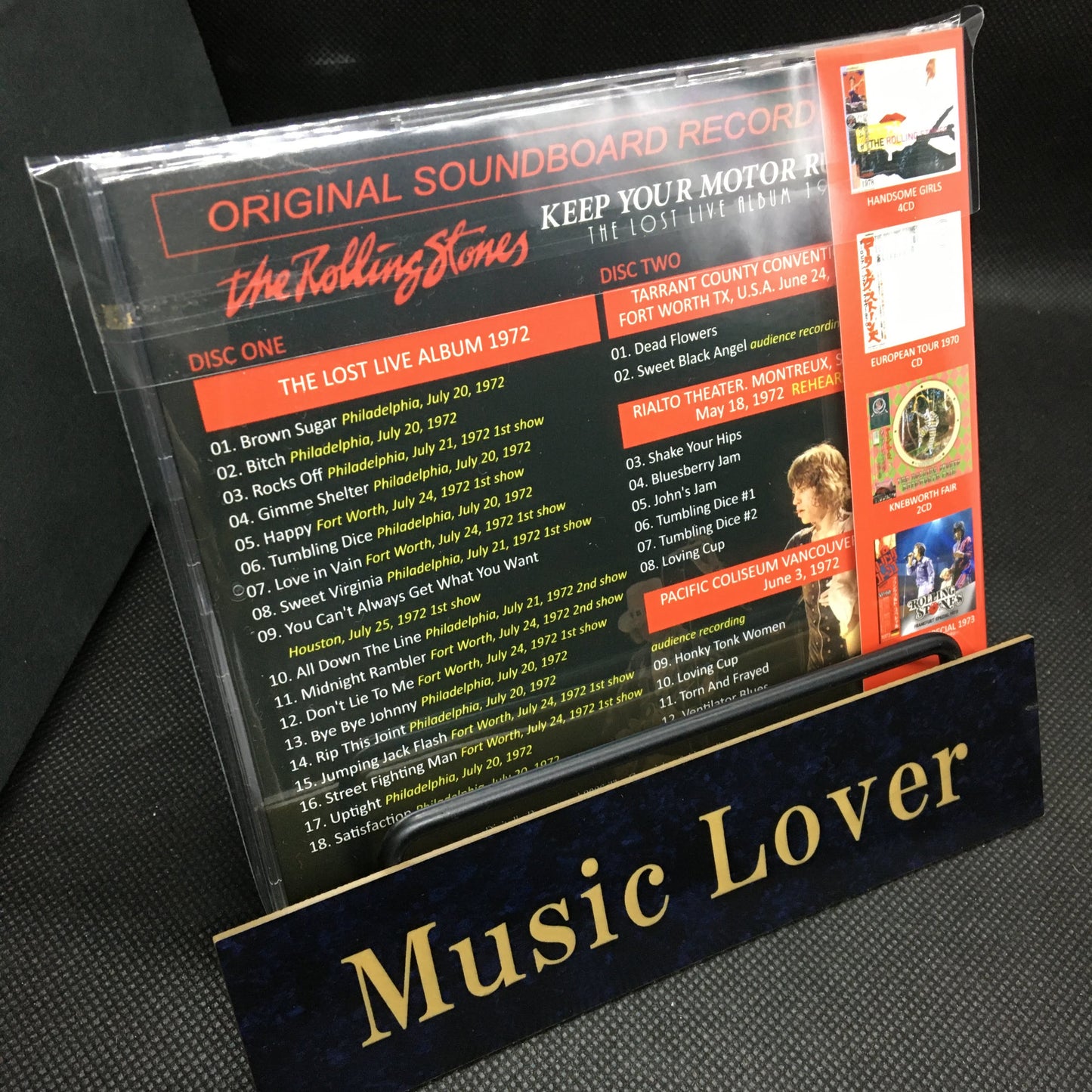 THE ROLLING STONES / 1972 KEEP YOUR MOTOR RUNNIN' THE LOST LIVE ALBUM (2CD)
