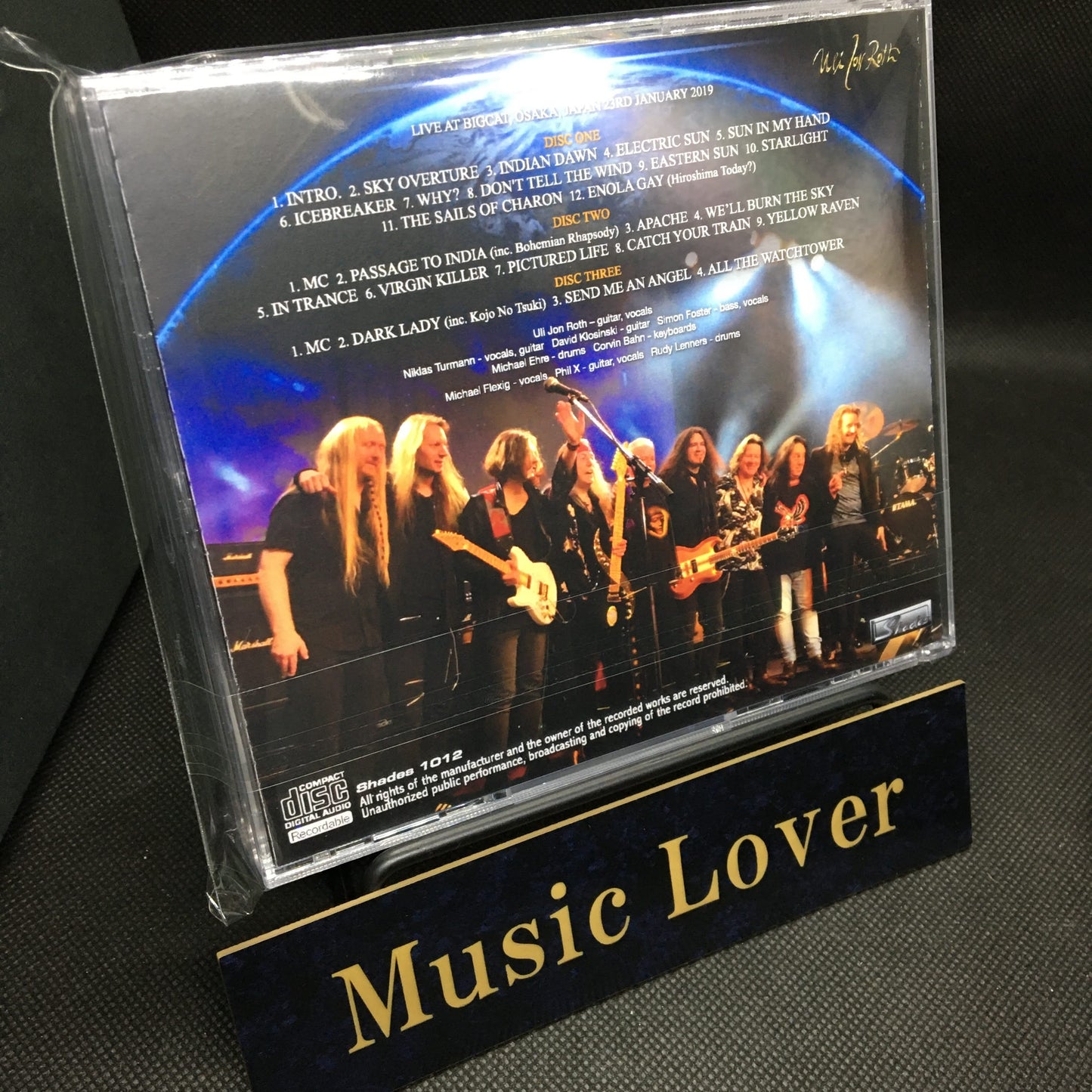 ULI JON ROTH / OSAKA 2019 (3CDR)