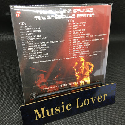 The Rolling Stones / The Brussels Affair (2CD) Empress Valley Keith Richards Cover