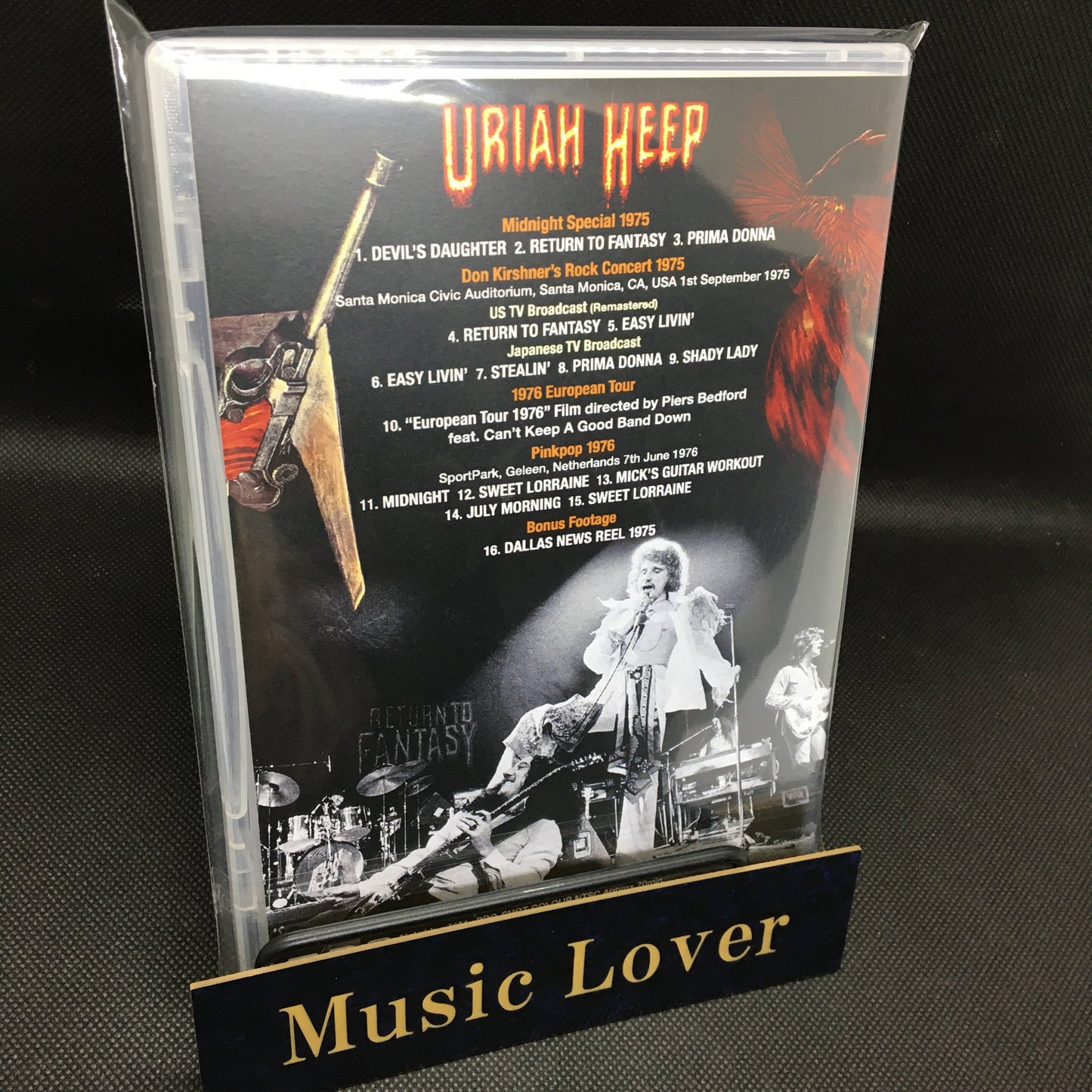 URIAH HEEP / LIVE 1975-1976 PRO SHOT (1DVDR)