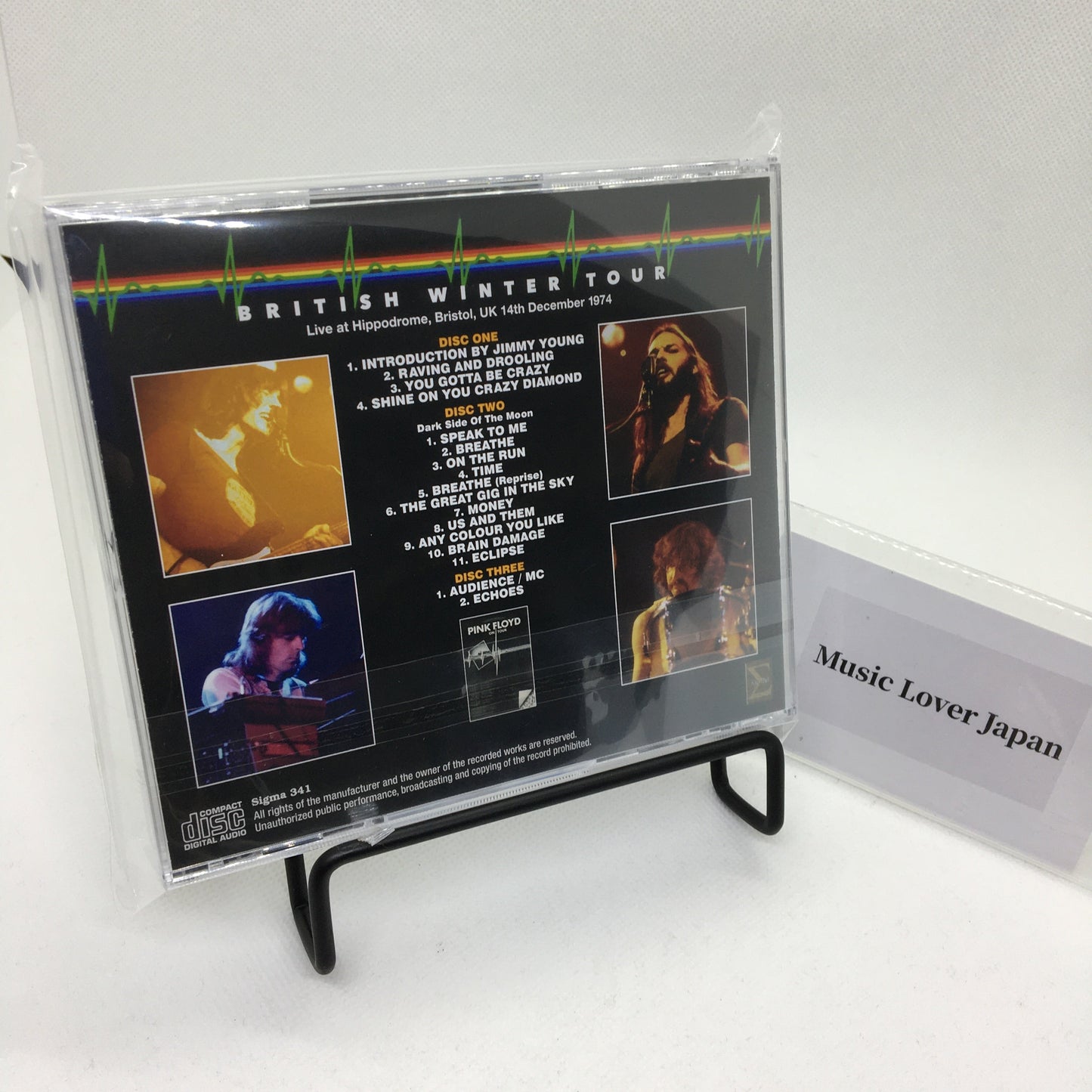 PINK FLOYD / STAIRSTEP TO ABANDON BRISTOL 1974 SEGUNDA NOCHE (3 CD)