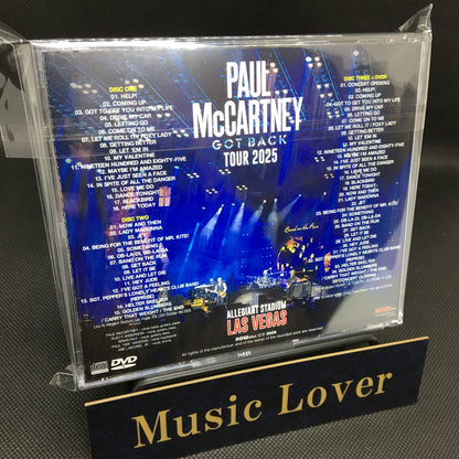 PAUL McCARTNEY / GOT BACK TOUR 2025 ALLEGIANT STADIUM, LAS VEGAS (2CDR+1DVDR)