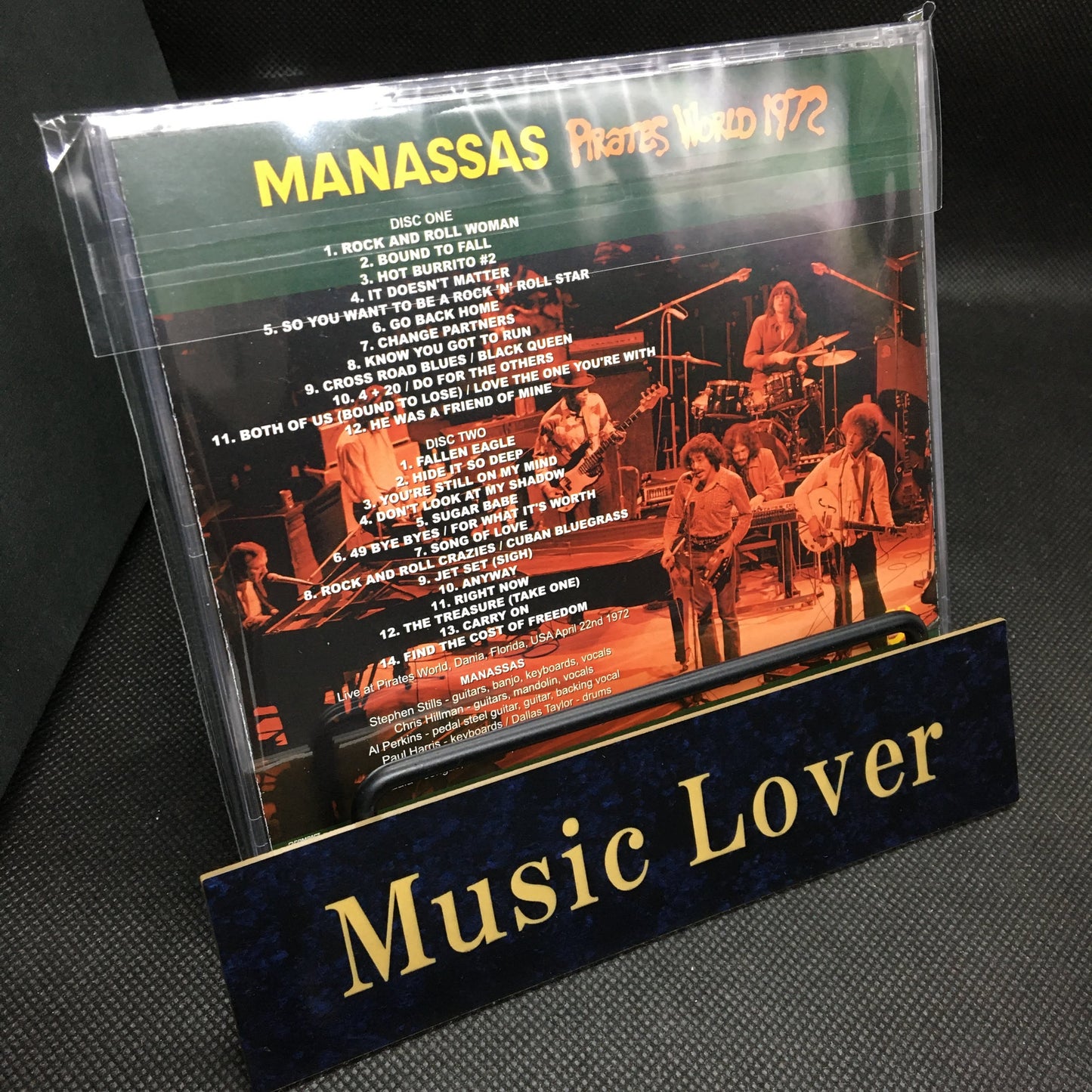 MANASSAS / PIRATES WORLD 1972 SOUNDBOARD (2CDR)