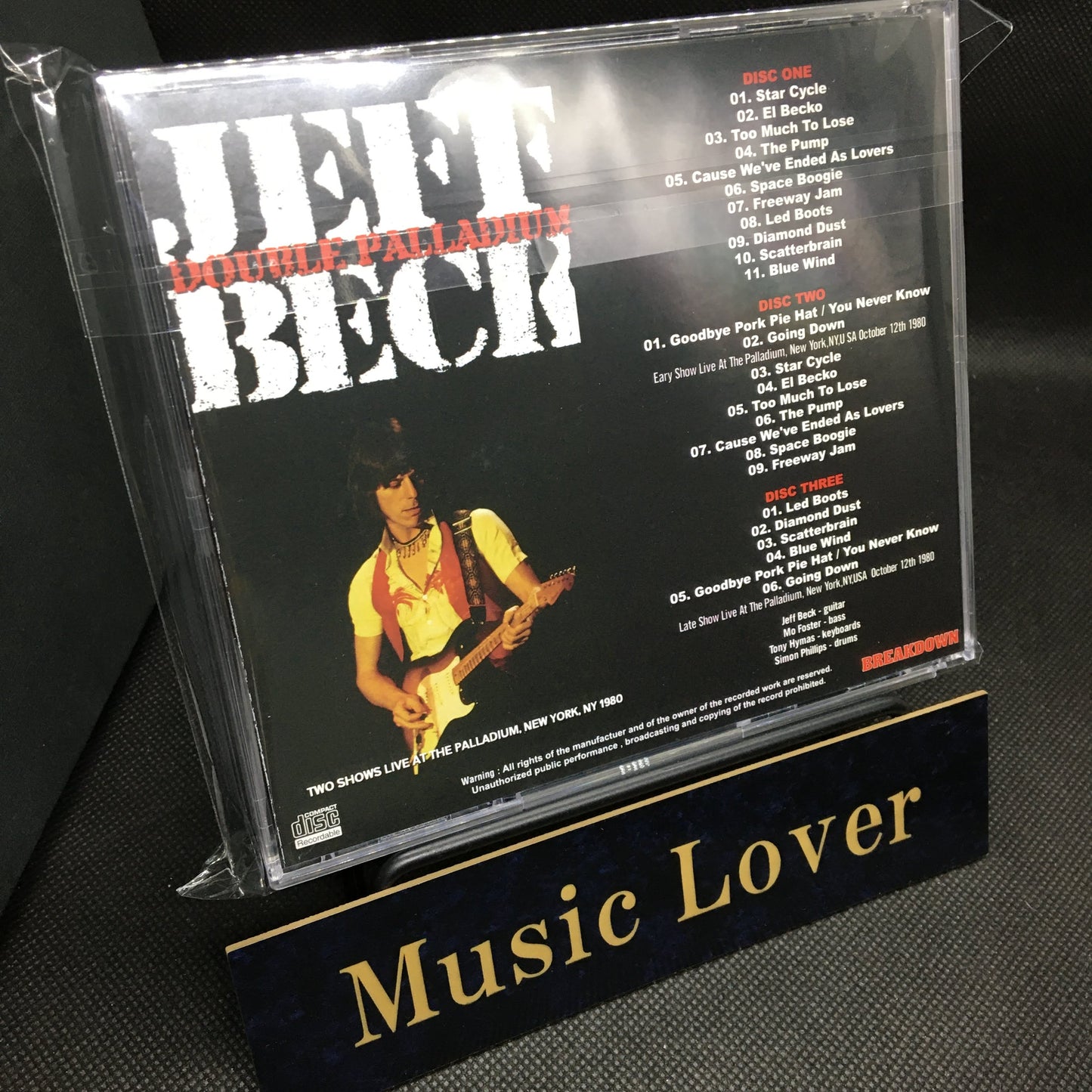 JEFF BECK / DOUBLE PALLADIUM (3CDR)