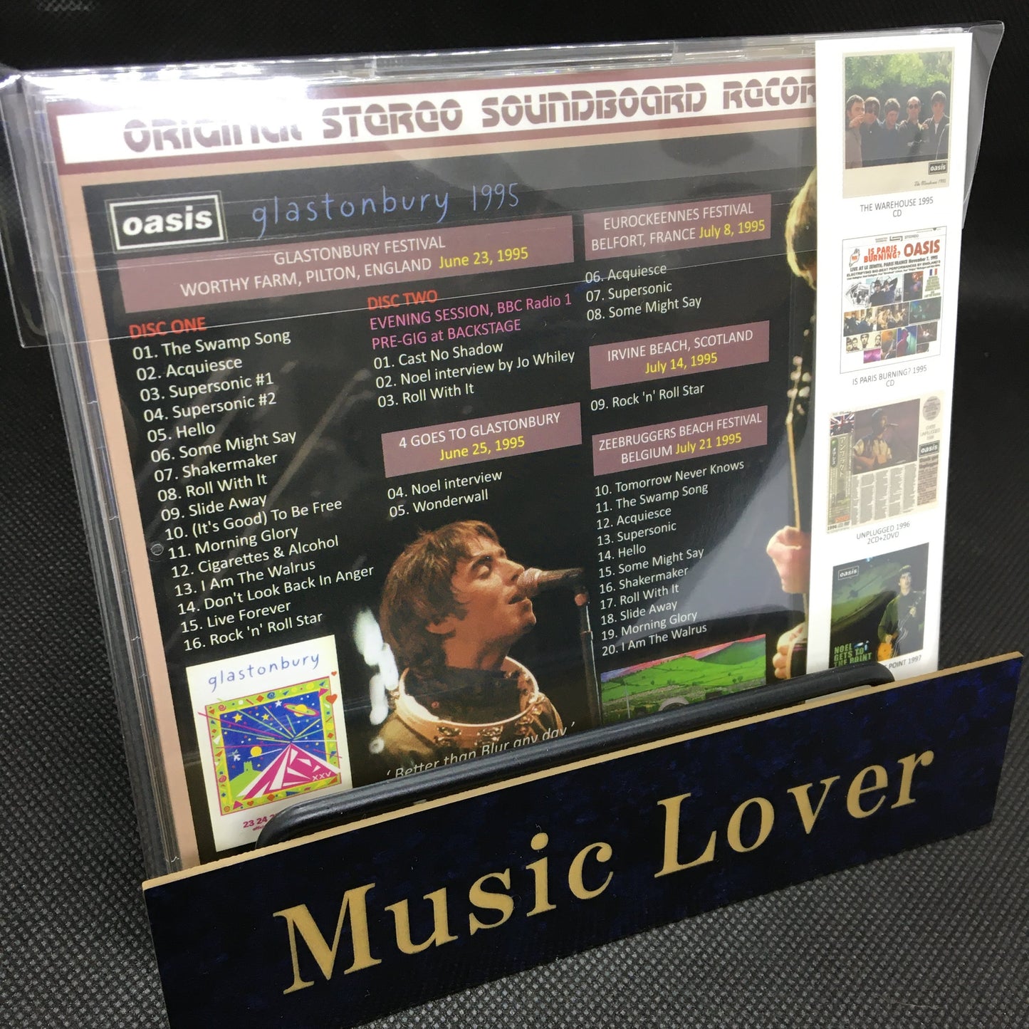 OASIS / GLASTONBURY 1995 (2CD)