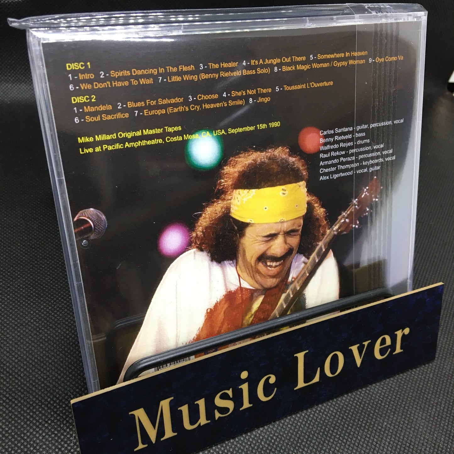 SANTANA / Costa Mesa 1990 MIKE MILLARD ORIGINAL MASTER TAPES (2CDR)