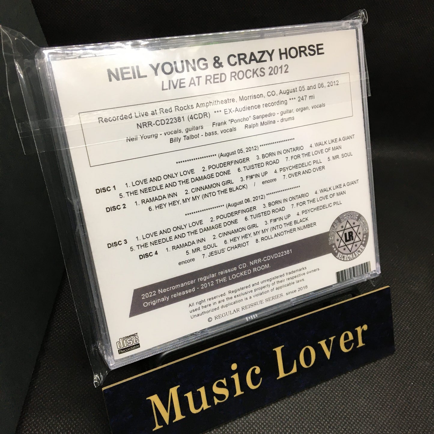 NEIL YOUNG & CRAZY HORSE / LIVE AT RED ROCKS 2012 (4CDR)