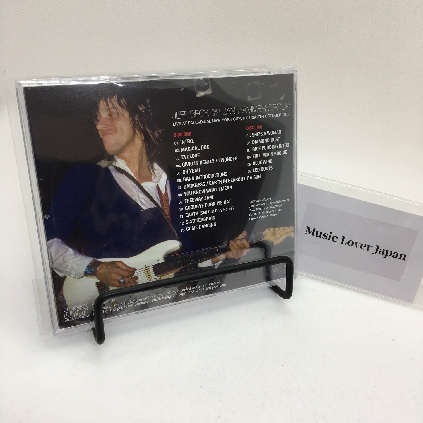 JEFF BECK WITH THE JAN HAMMER GROUP / DEFINITIVE PALLADIUM 1976 (2CD)