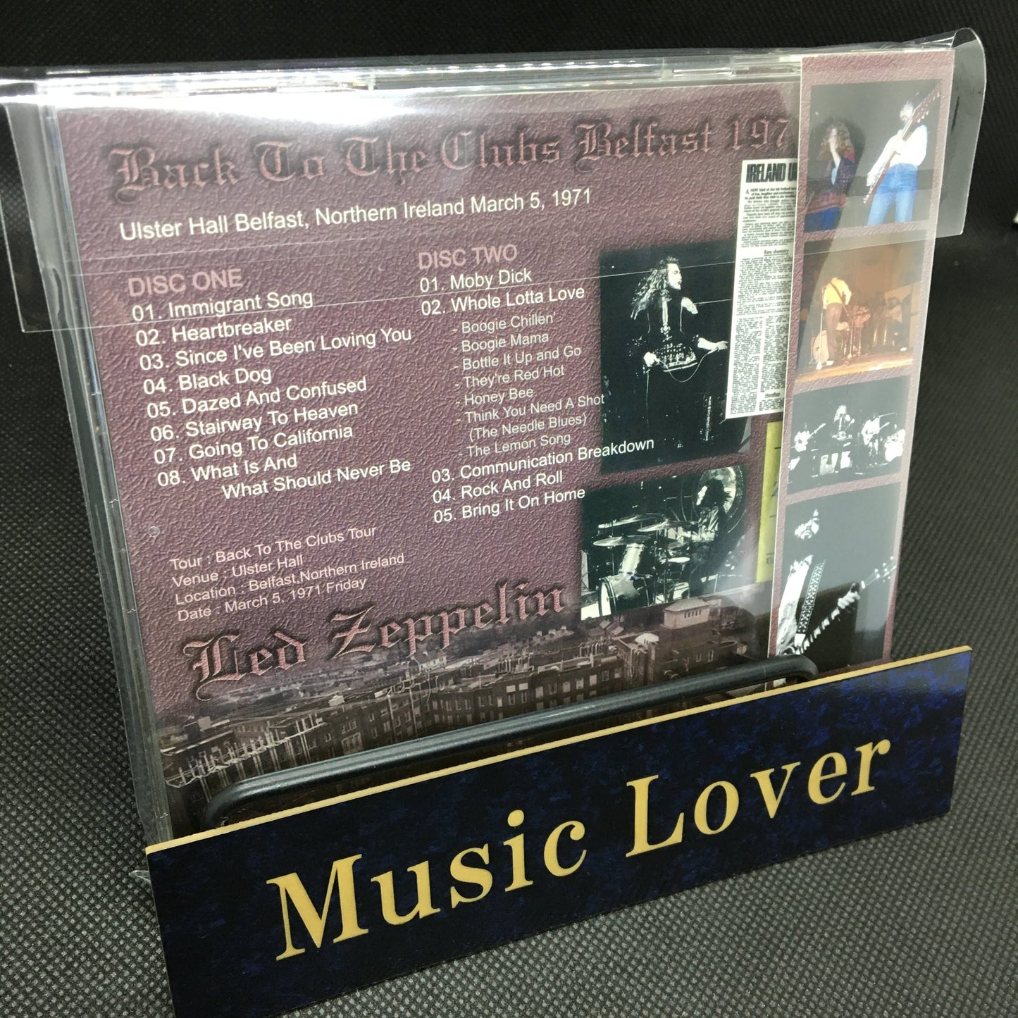LED ZEPPELIN / BACK TO THE CLUBS BELFAST 1971 【2CD】