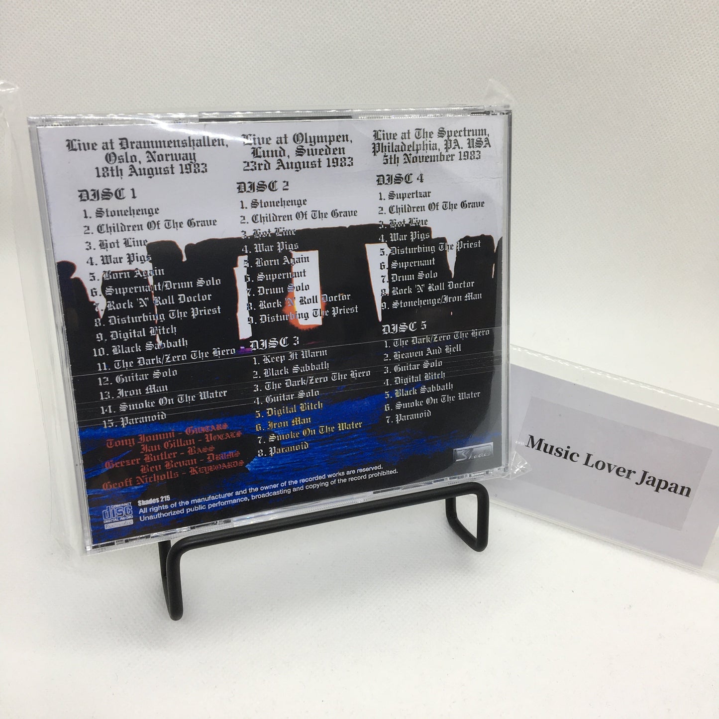 BLACK SABBATH / NEVER AGAIN (5CDR)