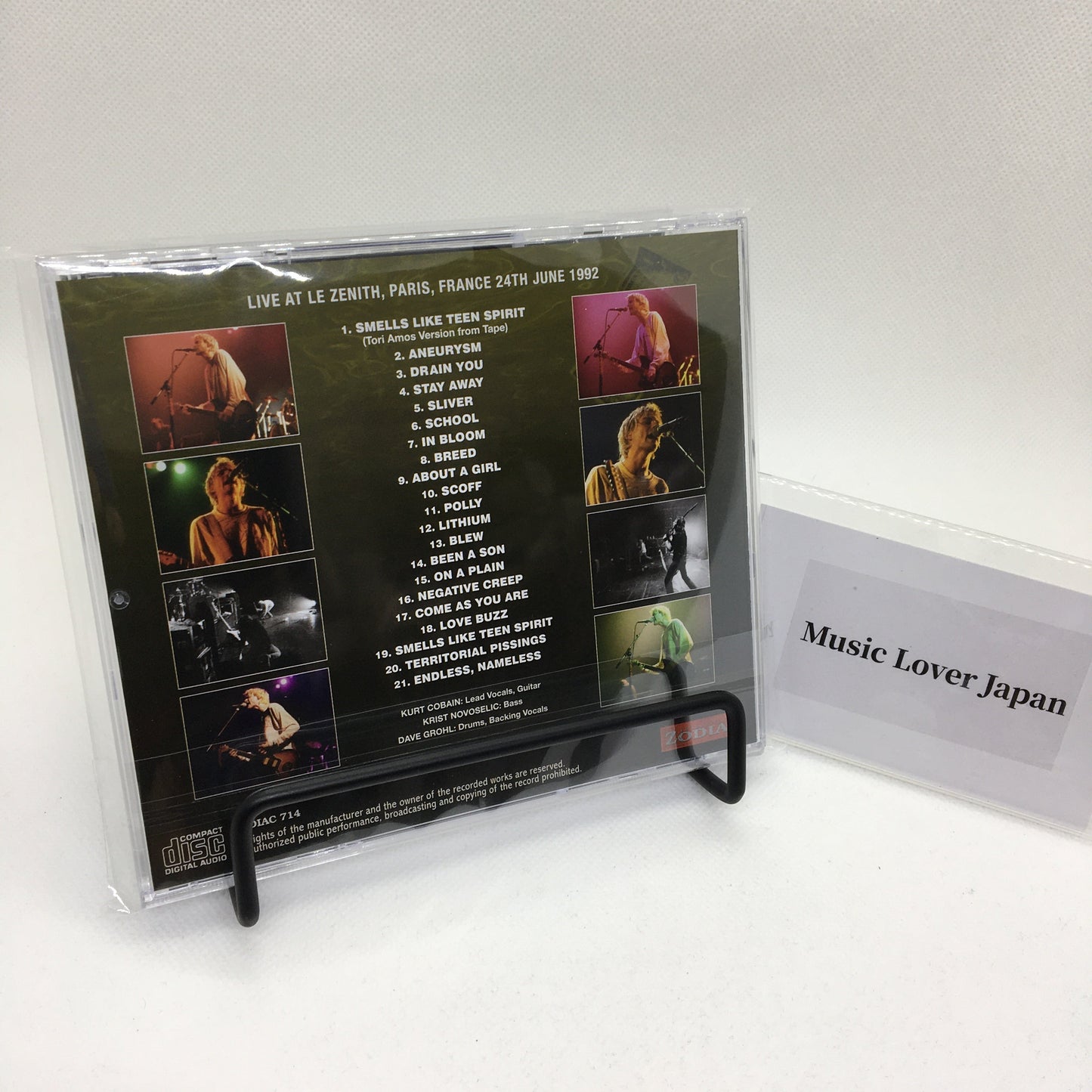 NIRVANA / PARÍS 1992 2025 REMASTERIZACIÓN Y REMIX (1 CD)