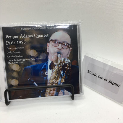 Cuarteto Pepper Adams / París 1985 CAJA DE SONIDO ESTÉREO (2 CD)