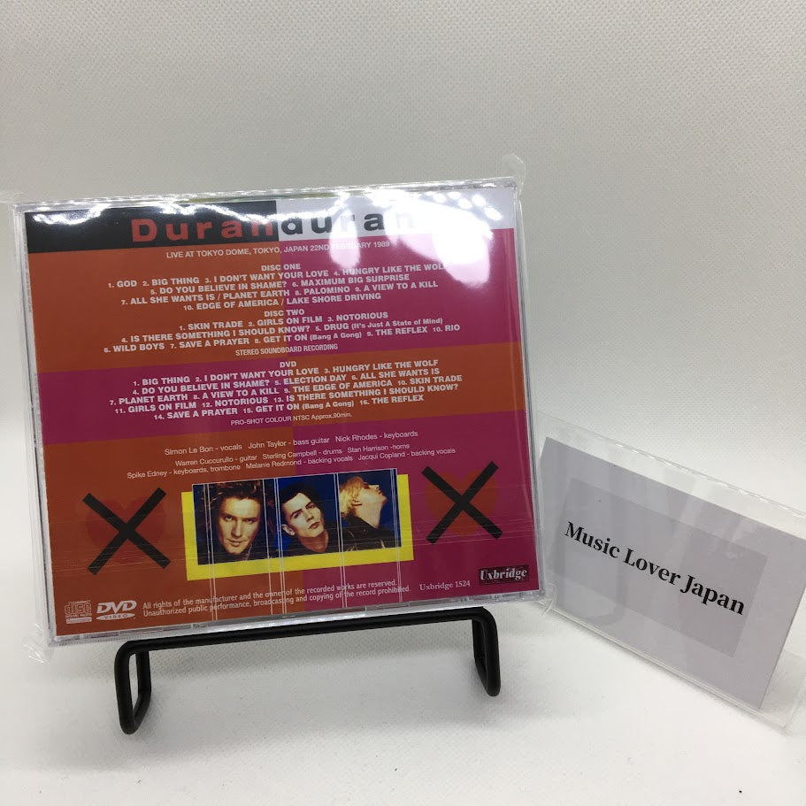 DURAN DURAN / TOKYO DOME 1989 SOUNDBOARD PRO SHOT (2CDR+1DVDR