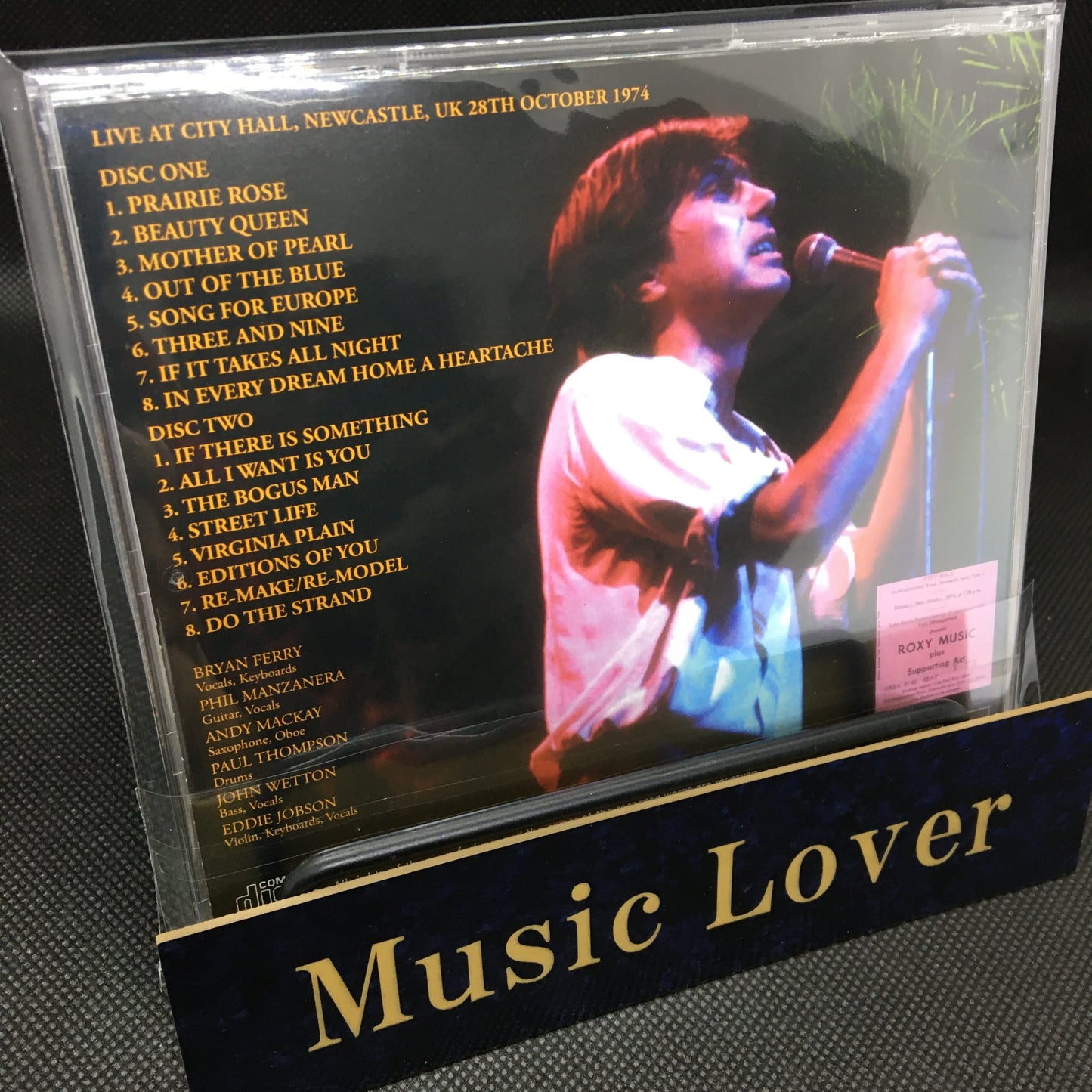 ROXY MUSIC / NEWCASTLE 1974 SOUNDBOARD (2CD)