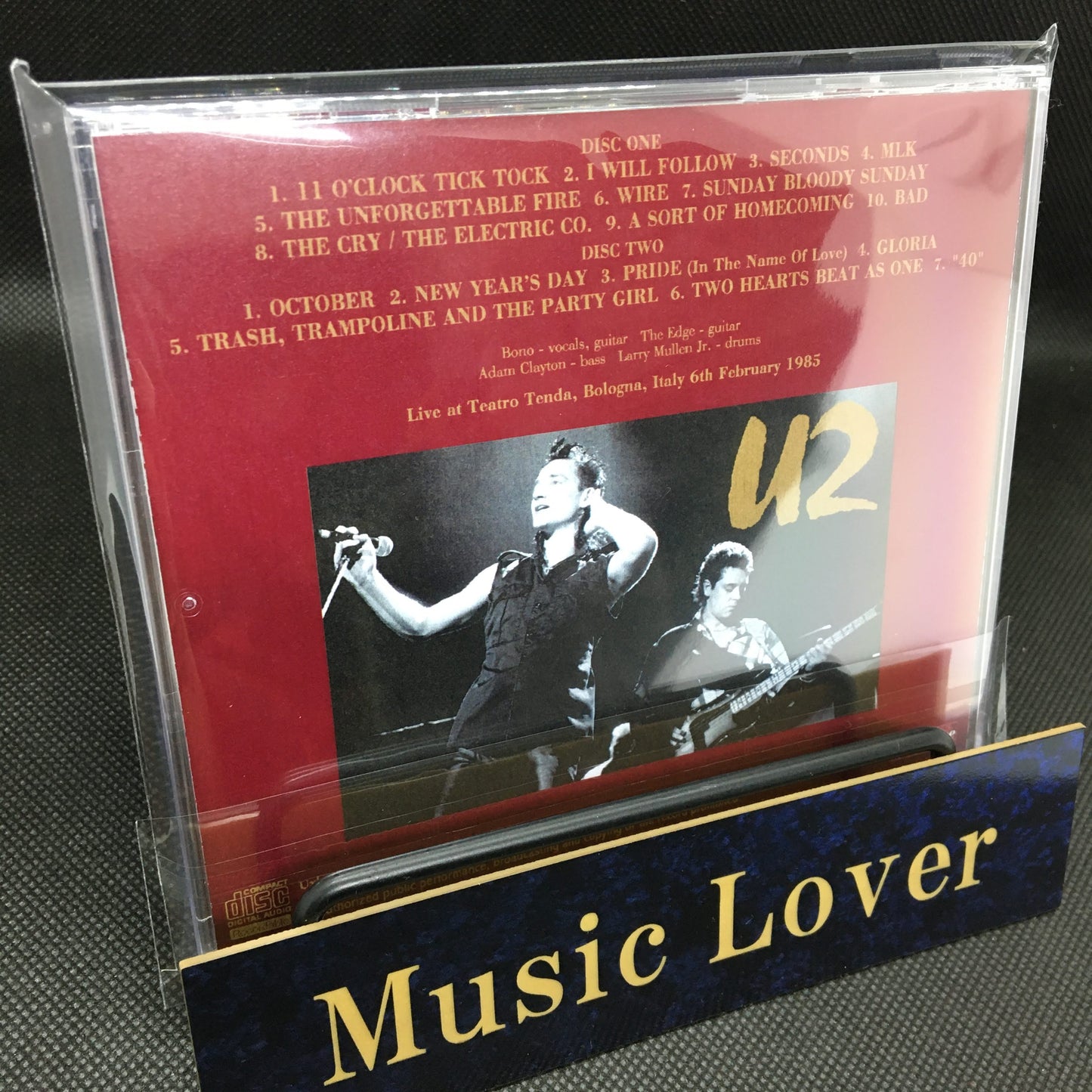 U2 / BOLOGNA 1985 2ND NIGHT (2CDR)