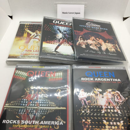 QUEEN / THE LAST LIVE IN JAPAN + HYDE PARK + HAMMERSMITH + ROCK ARGENTINA + SOUTH AMERICA 5 Set 9CD 8DVD