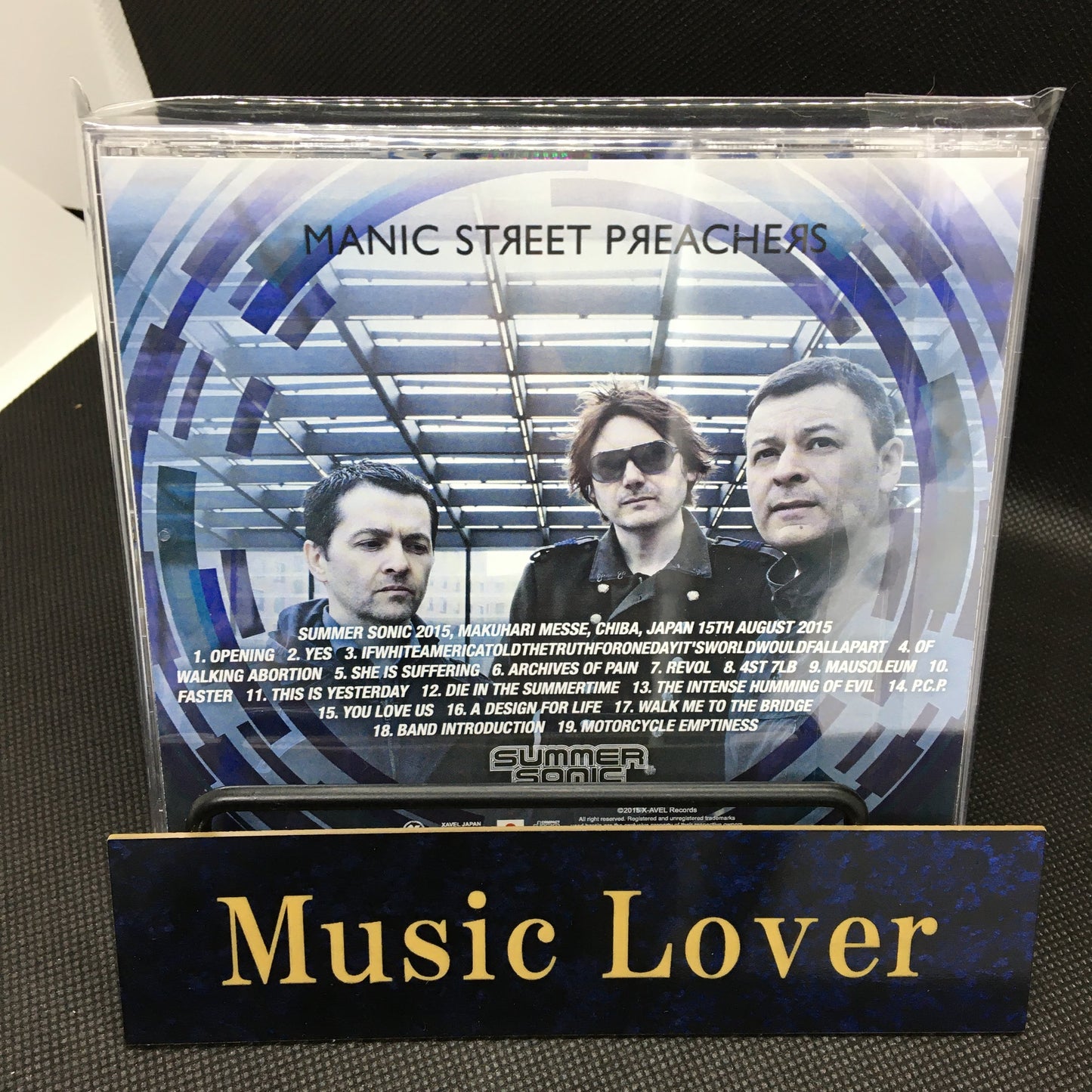Manic Street Preachers / Holy Sonic Falls Apart Summer Sonic 2015 (1CDR)