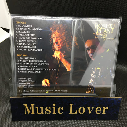 ROBERT PLANT &amp; THE STRANGE SENSATION / NASHVILLE 2005 CAJA DE SONIDO ESTÉREO (2 CD)
