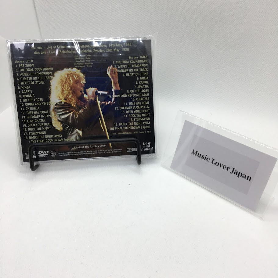 EUROPE / LIVE IN SWEDEN 1986 COMPLETE TWO NIGHTS (1CDR+1DVDR)