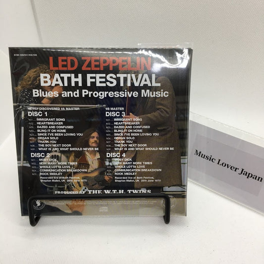 Led Zeppelin Bath Festival 1970 4CD 26 Tracks Empress Valley