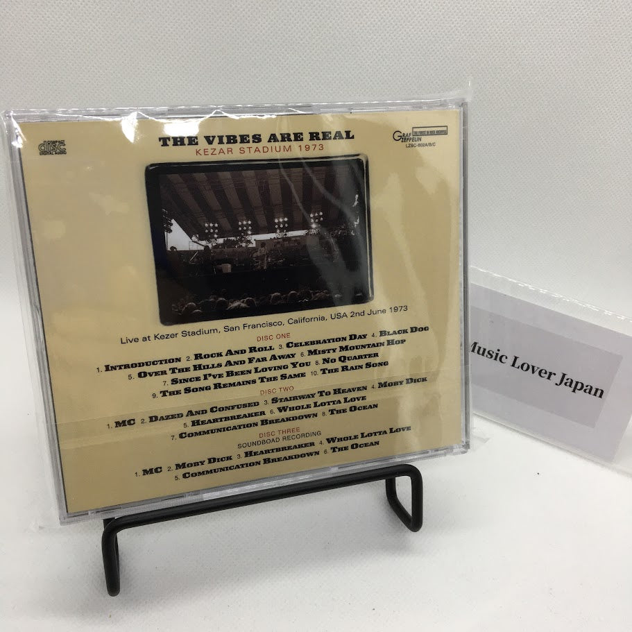 LED ZEPPELIN / THE VIBES ARE REAL KEZAR STADIUM 1973 (3CD)