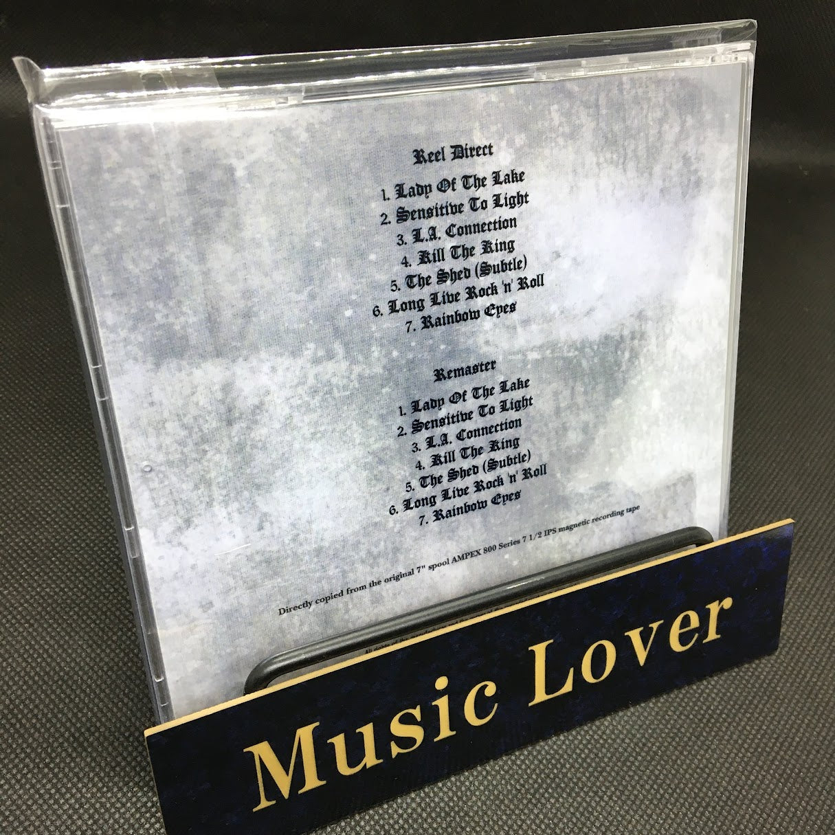 Rainbow / Long Live Rock N’ Roll Reel & Remaster (2CDR) White label disc