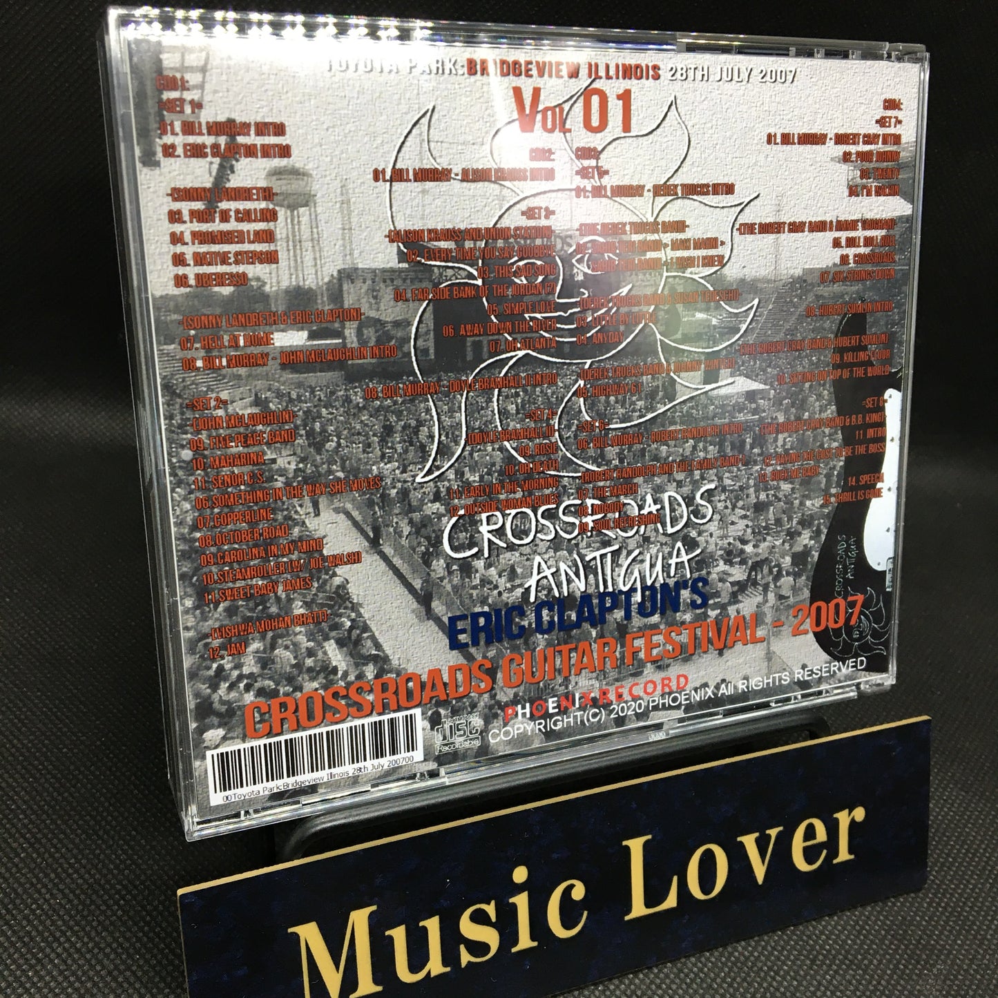 ERIC CLAPTON / Clapton's Crossroads Guitar Festival 2007 Vol One SOUNDBOARD (4CDR)