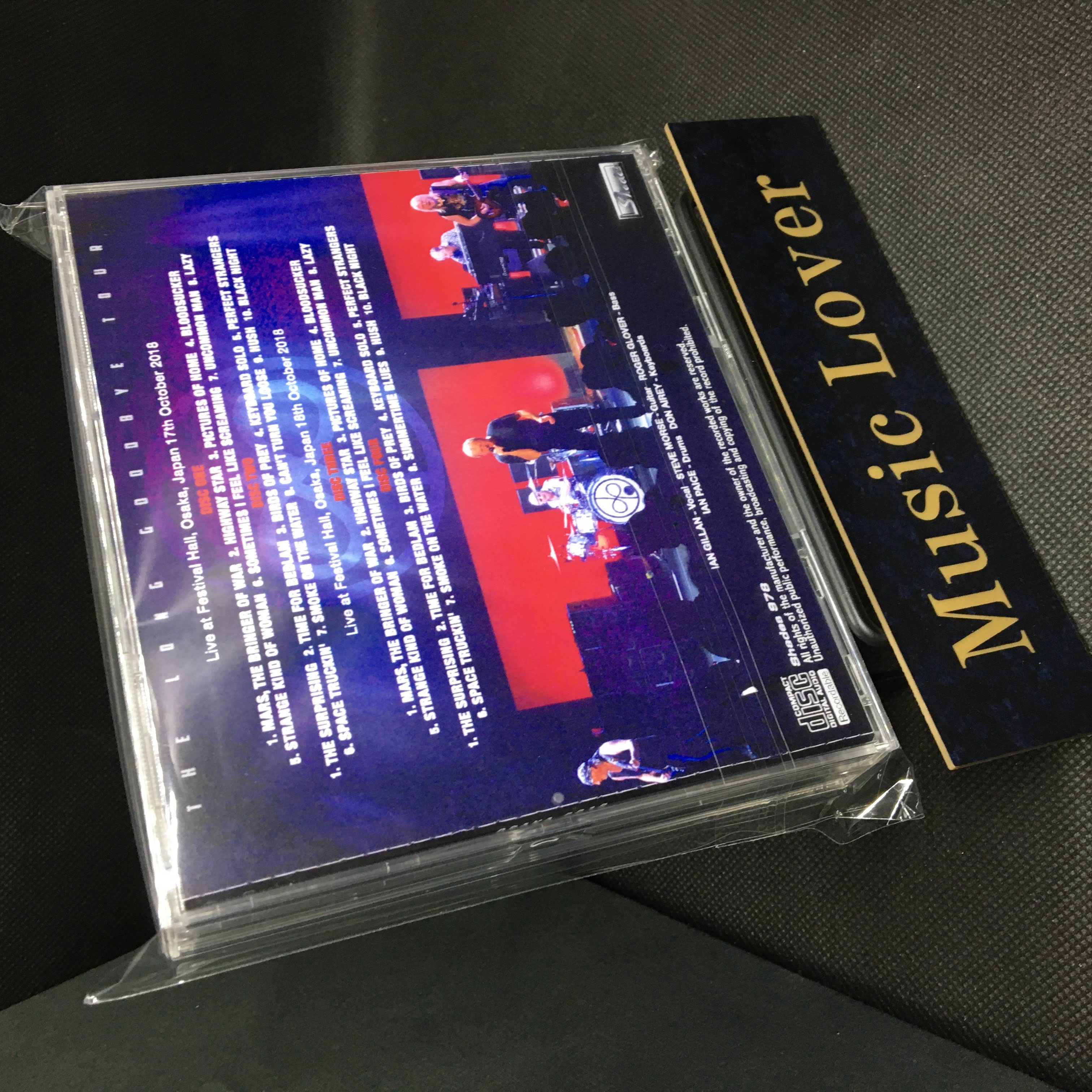 DEEP PURPLE / OSAKA 2018 (4CDR) – WORLD MUSIC LOVER