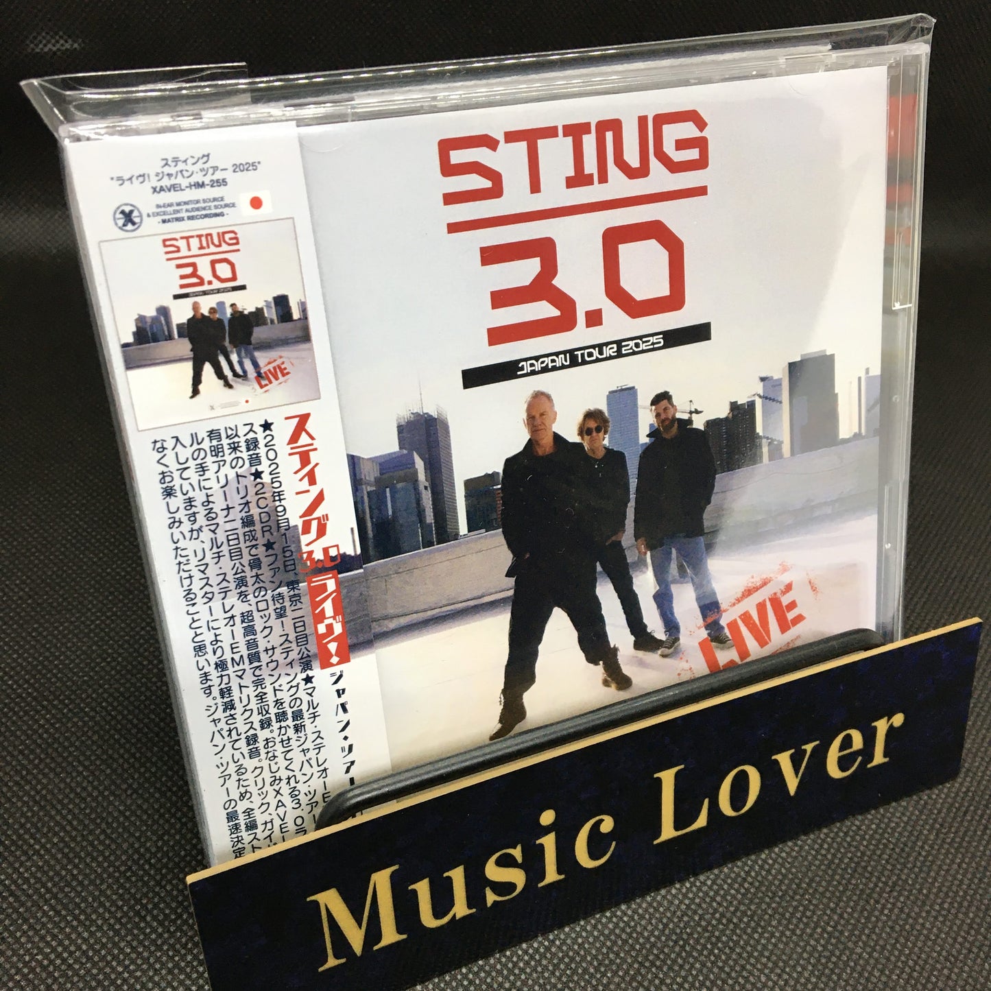 STING / LIVE! 2025 JAPAN TOUR (2CDR+1DVDR)