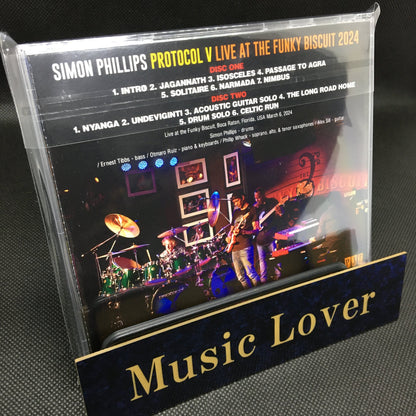 SIMON PHILLIPS & PROTOCOL / PROTOCOL V LIVE AT THE FUNKY BISCUIT 2024  SOUNDBOARD (2CDR)