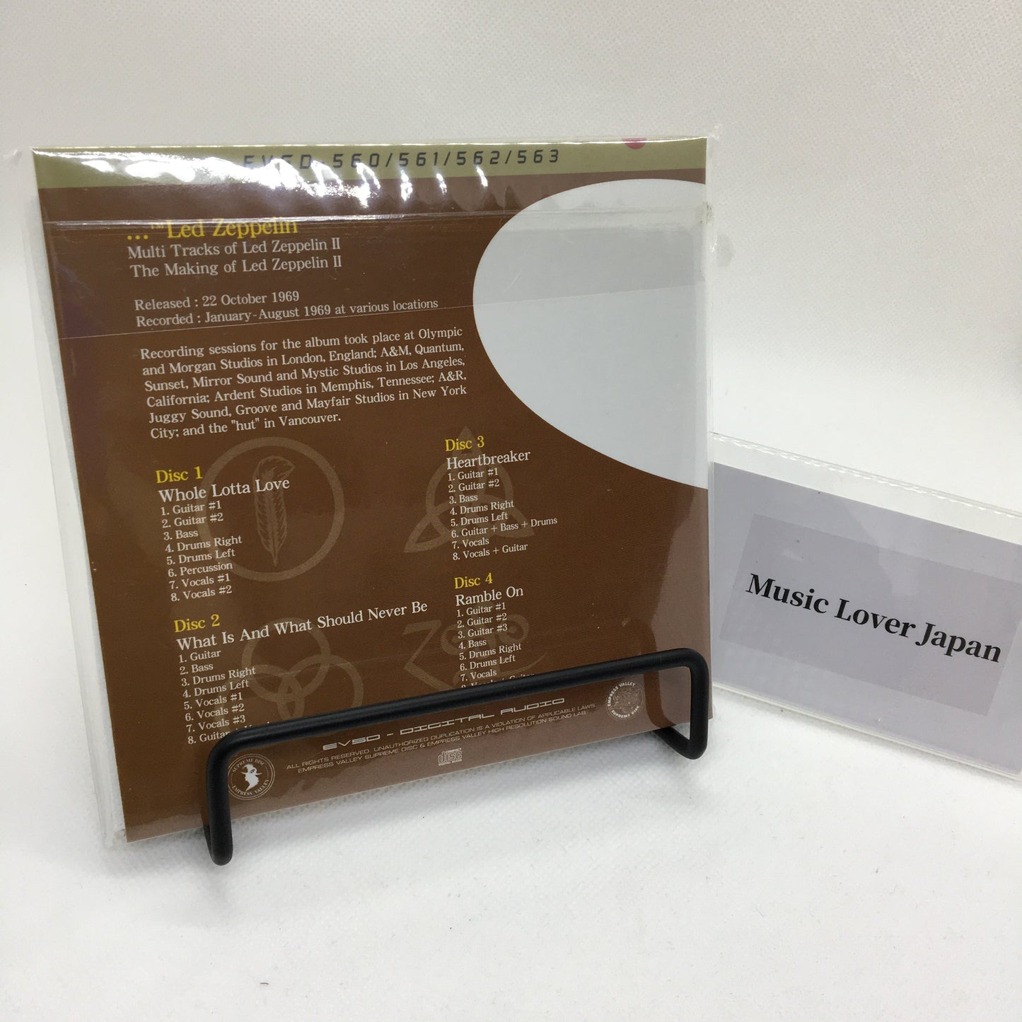 Led Zeppelin / The Making Of Led Zeppelin II Empress Valley 4CD First Edition