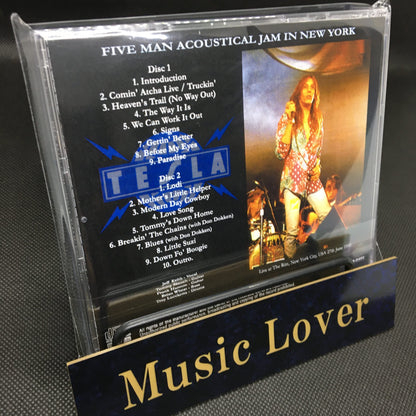 TESLA / FIVE MAN ACOUSTICAL JAM IN NEW YORK STEREO SOUNDBOARD (2CDR)