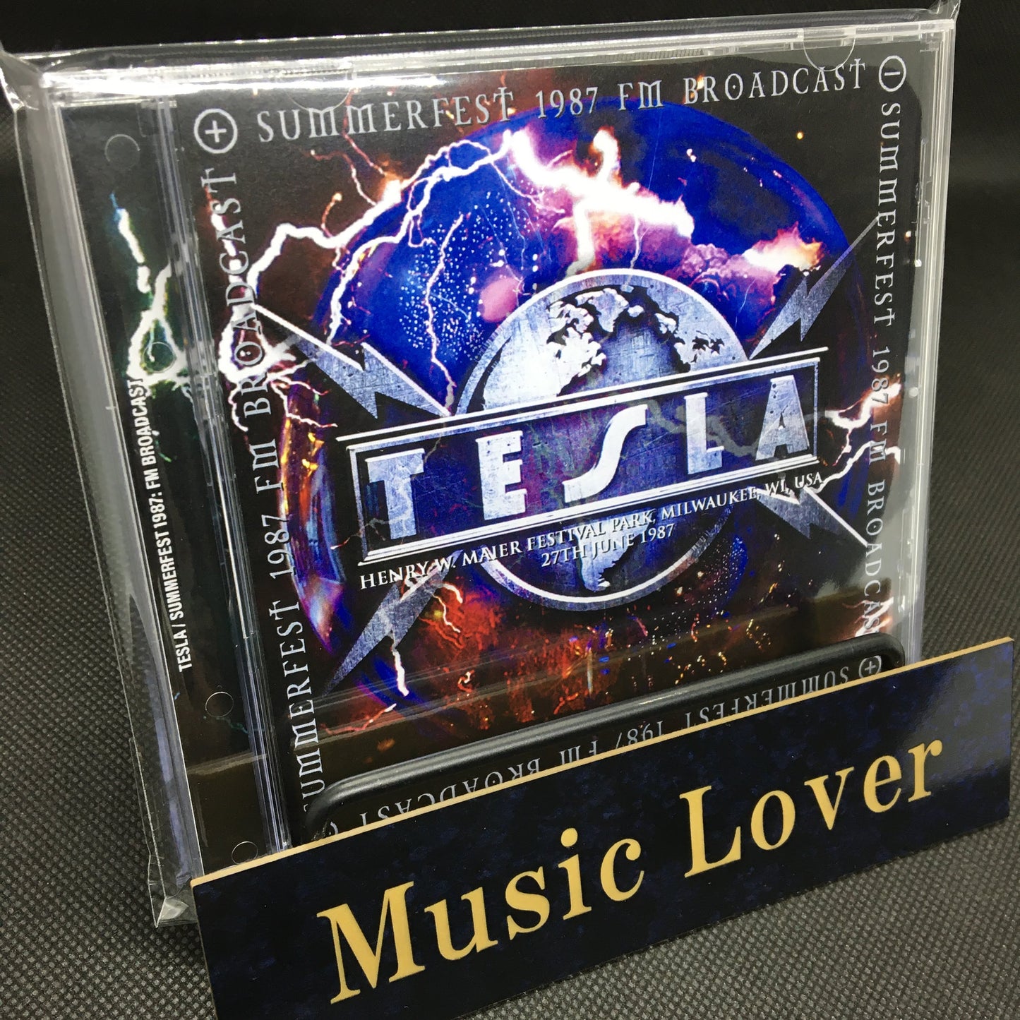 TESLA / SUMMERFEST 1987 FM Broadcast STEREO SOUNDBOARD (1CDR)