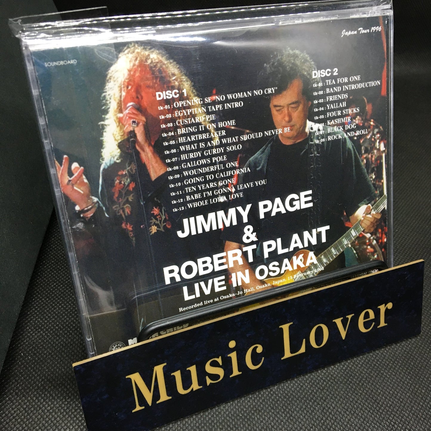 Jimmy Page & Robert Plant / Live In Osaka Castle Hall (2CD) Moonchild Soundboard