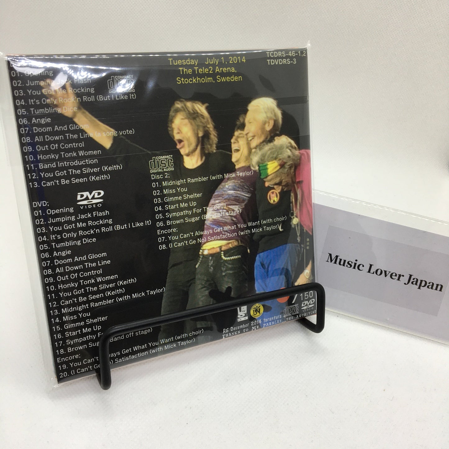 THE ROLLING STONES / GRAZIE, SIGNORE! GRAZIE, SIGNORI! (2CD+1DVD)