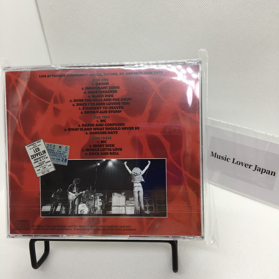 LED ZEPPELIN / TUCSON 1972 REEL ARCHIVES (3CD)