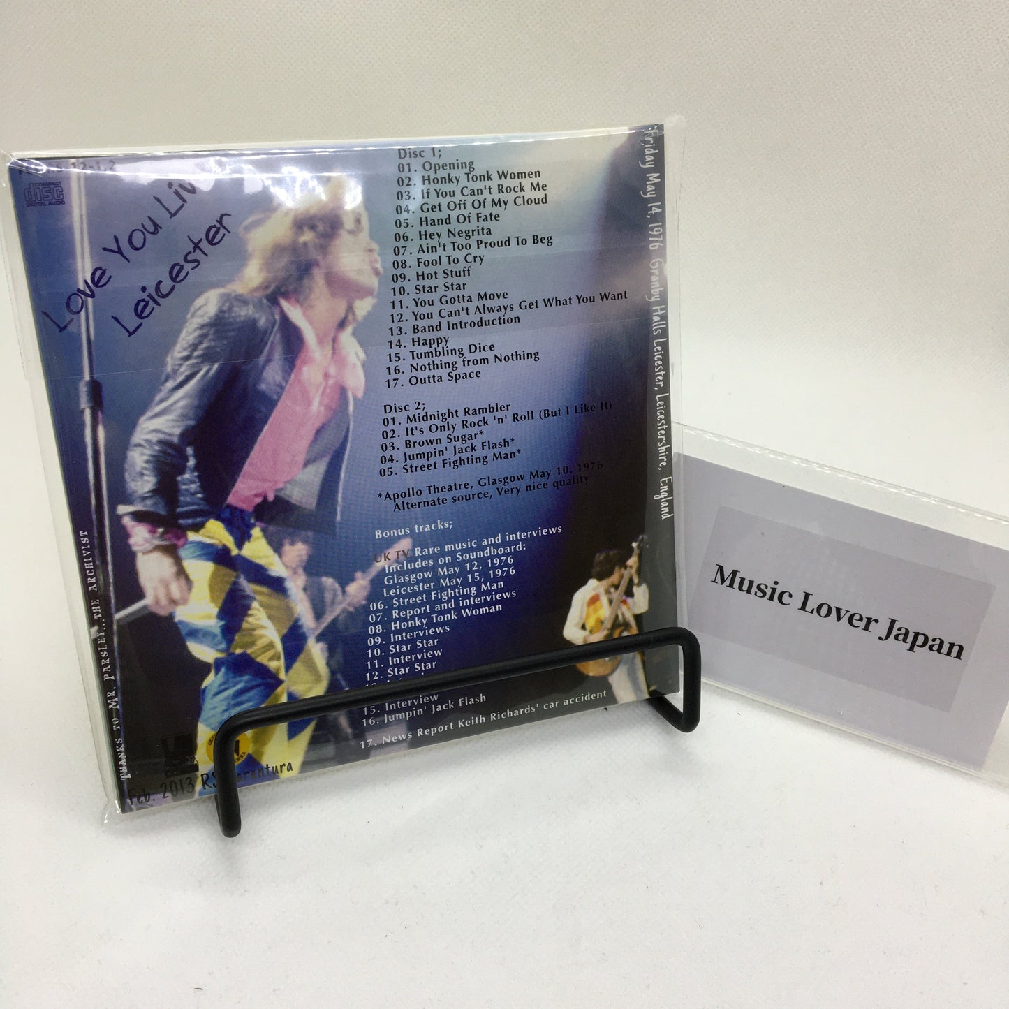 THE ROLLING STONES / LOVE YOU LIVE, LEICESTER (2CD)