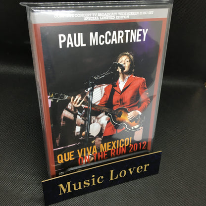 PAUL McCARTNEY / ON THE RUN MEXICO 2012 【DVD】